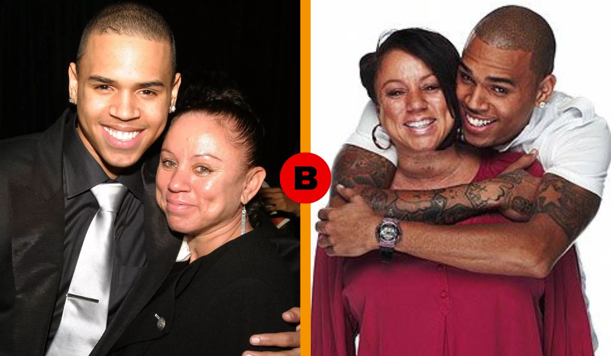 chris brown mom